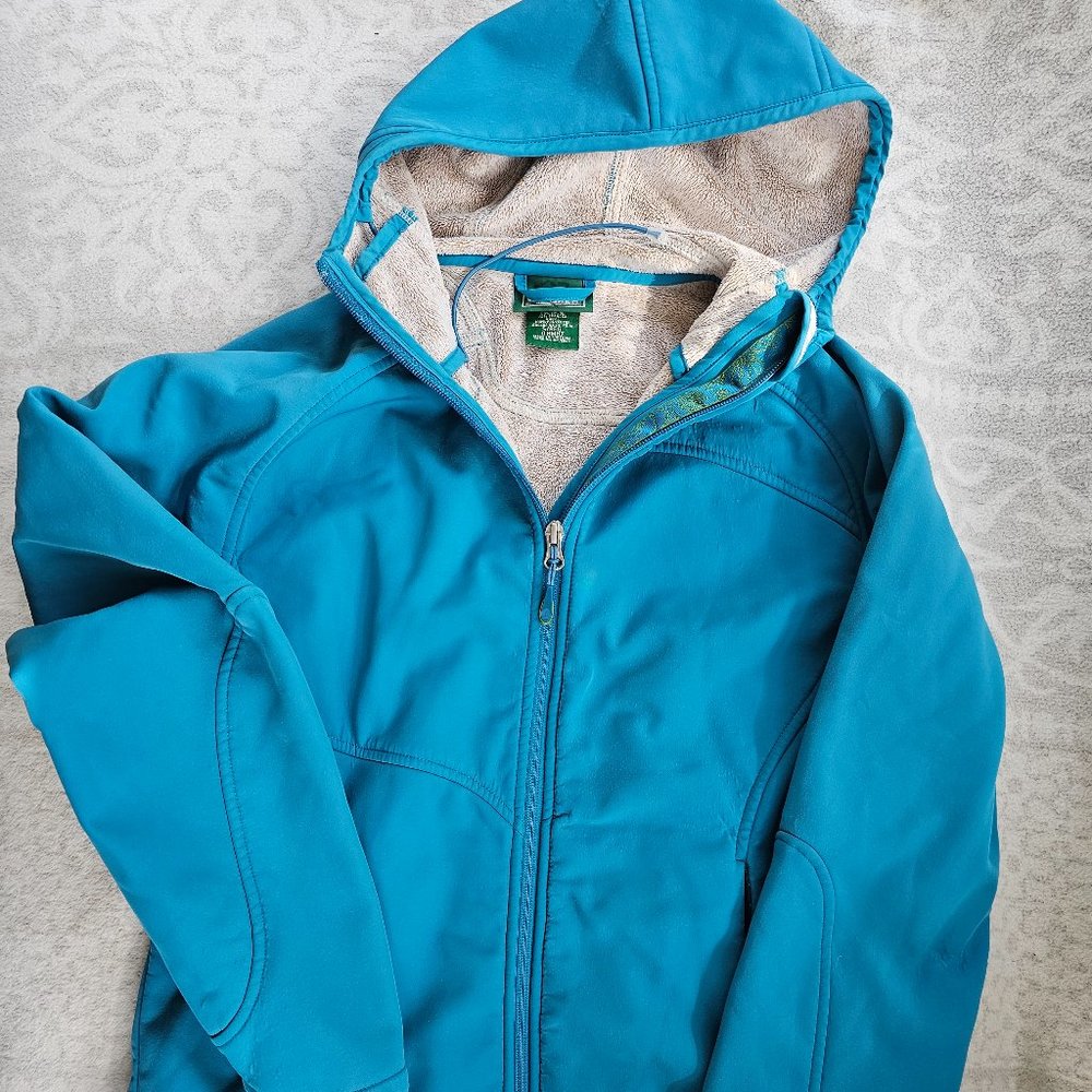 Womens fleece lined LLBean Jacket